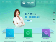 Tablet Screenshot of dentalartepoa.com.br